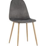 Стул Валенсия велюр серый