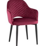 Стул Венера диамант велюр бордовый