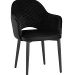 Стул Венера диамант велюр черный