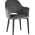 Стул Венера диамант велюр серый