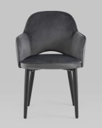 Стул Венера велюр серый 2 шт — изображение 2