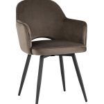 Стул Венера вращающийся велюр коричневый