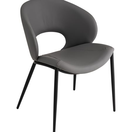 Стул Вивьен экокожа серый