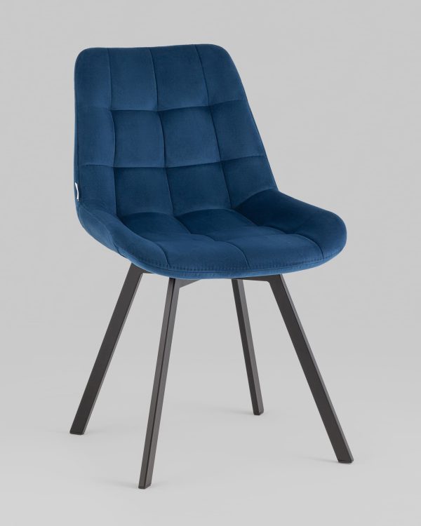 Стул вращающийся Флекс велюр синий — изображение 2