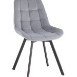 Стул вращающийся Флекс велюр велютто серый