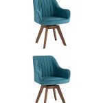 Стул вращающийся MANS NEW бирюзовый 2 шт