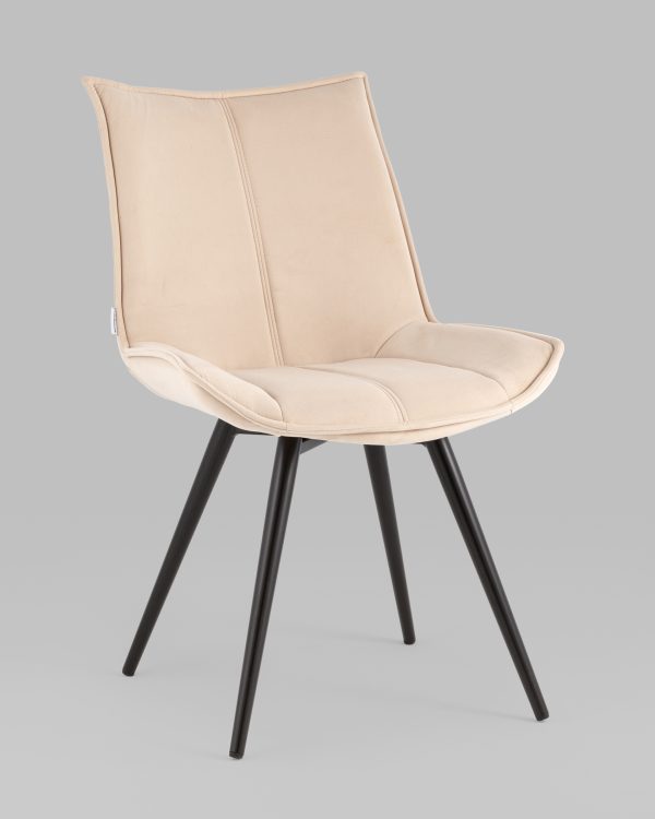 stul-vrashhajushhijsja-robb-veljur-bezhevyj-1 Стул вращающийся Робб велюр бежевый — изображение 2