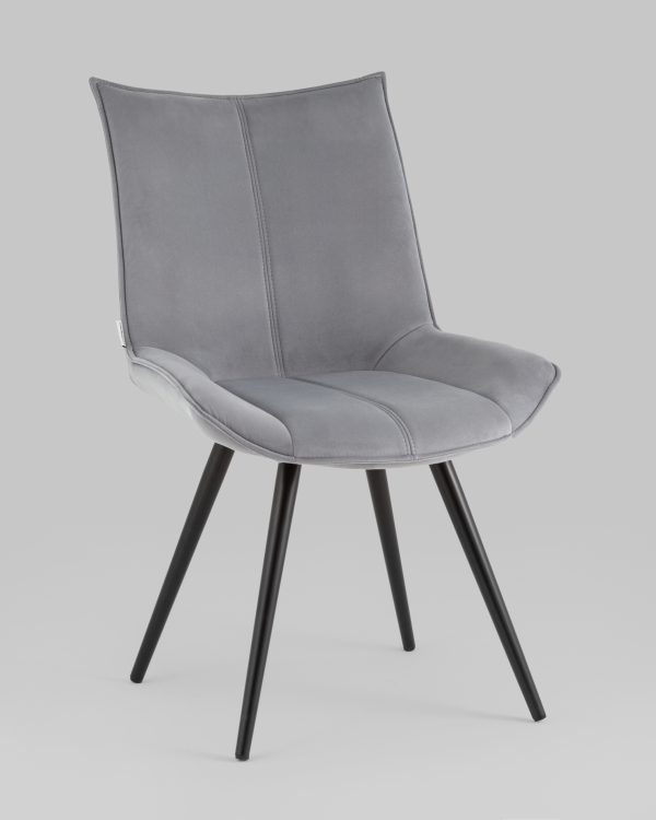 stul-vrashhajushhijsja-robb-veljur-seryj-1 Стул вращающийся Робб велюр серый — изображение 2