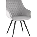 Стул вращающийся Сеул велюр светло-серый