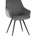 Стул вращающийся Сеул велюр темно-серый