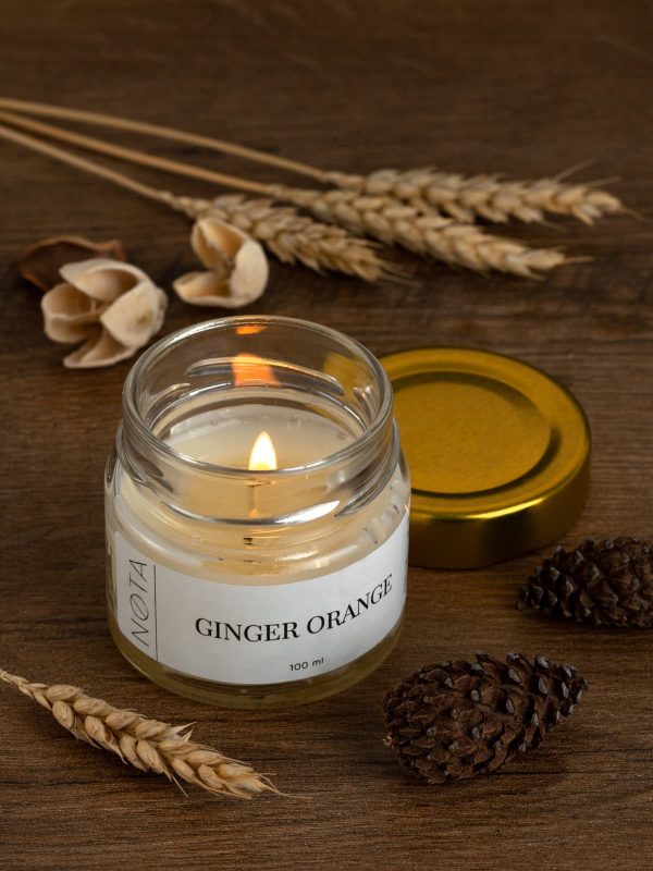Свеча ароматическая Nota Ginger orange, 100 мл — изображение 3
