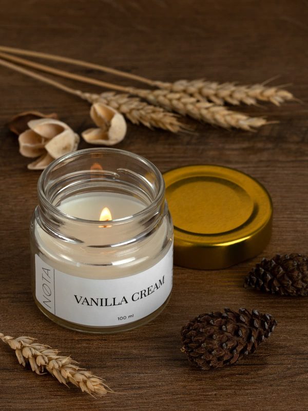 Свеча ароматическая Nota Vanilla cream, 100 мл — изображение 3