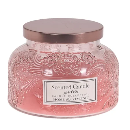 Свеча в банке Sweet Rosy 13см