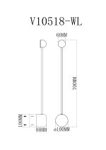 Светильник настенный светодиодный Moderli V10518-WL Provo — изображение 3