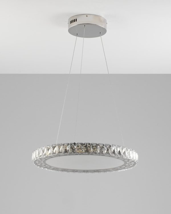 Светодиодная подвесная люстра Moderli V1600-PL Ice — изображение 3