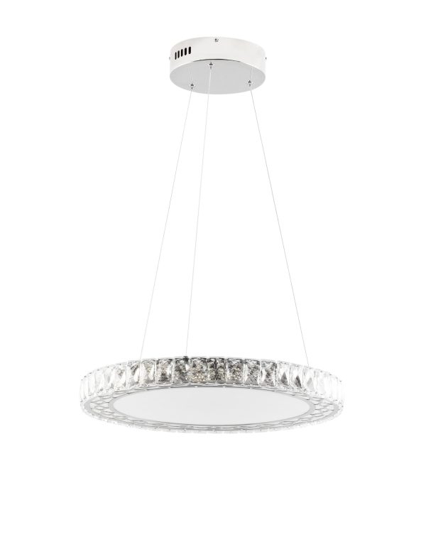 Светодиодная подвесная люстра Moderli V1600-PL Ice