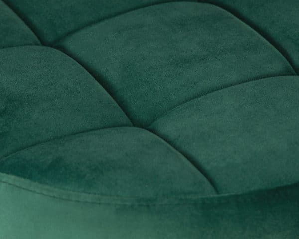 Табурет барный DOBRIN BRUNO GOLD, зеленый велюр (MJ9-88) — изображение 3