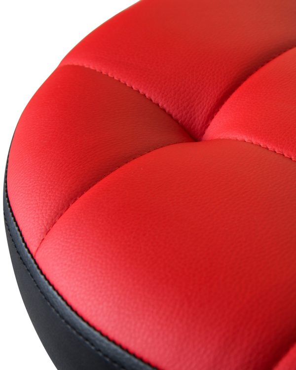 Табурет барный DOBRIN BRUNO, красно-чёрный — изображение 4