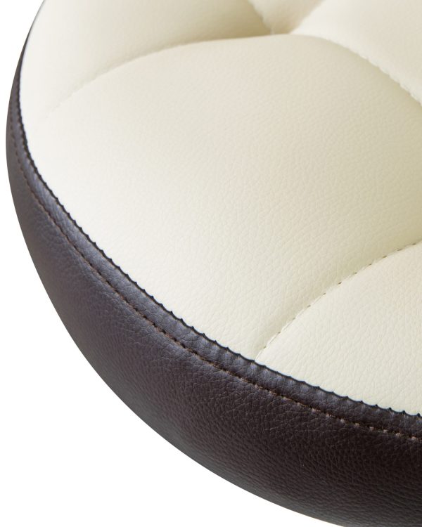 Табурет барный DOBRIN BRUNO, кремово-коричневый — изображение 3