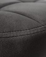 Табурет барный DOBRIN BRUNO, серый велюр (MJ9-75) — изображение 4