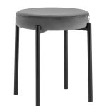 Табурет Рио велюр тёмно-серый