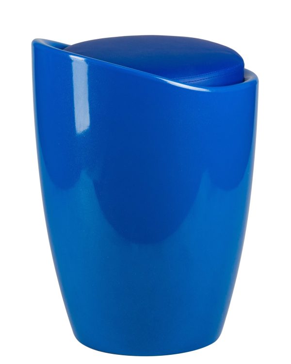 Табурет с местом для хранения LM-1100, голубой — изображение 4