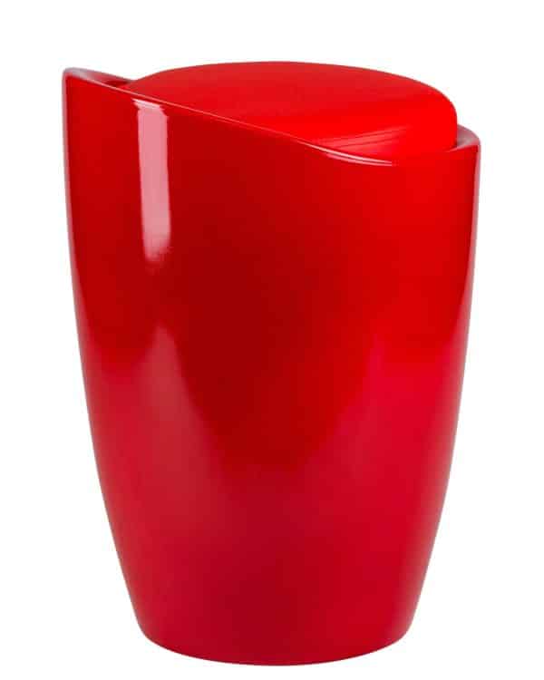 Табурет с местом для хранения LM-1100, красный — изображение 4