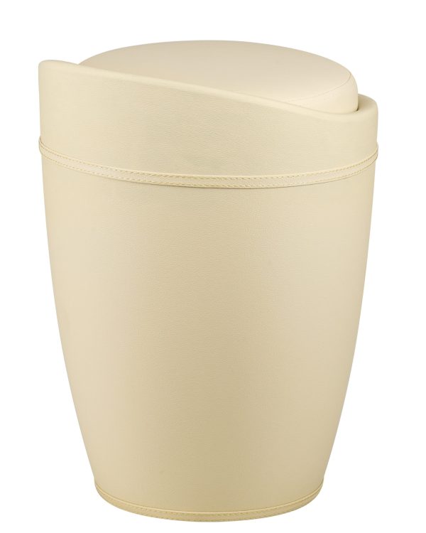 Табурет с местом для хранения LM-1100HPVC, кремовый — изображение 4