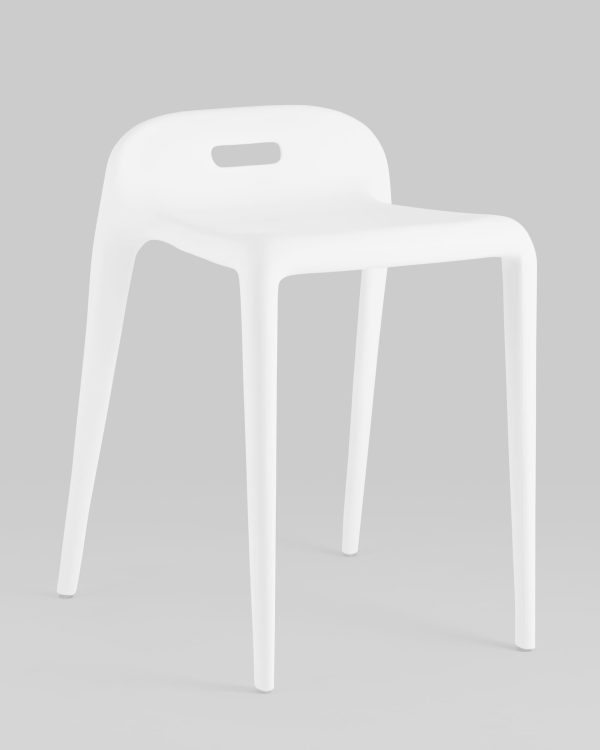 Табурет Sletten пластик белый — изображение 2
