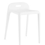 Табурет Sletten пластик белый