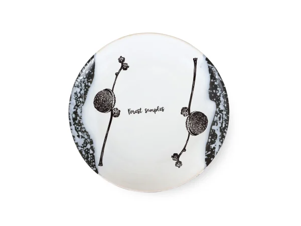 Тарелка десертная Forest Samples бежевый, черный — изображение 2