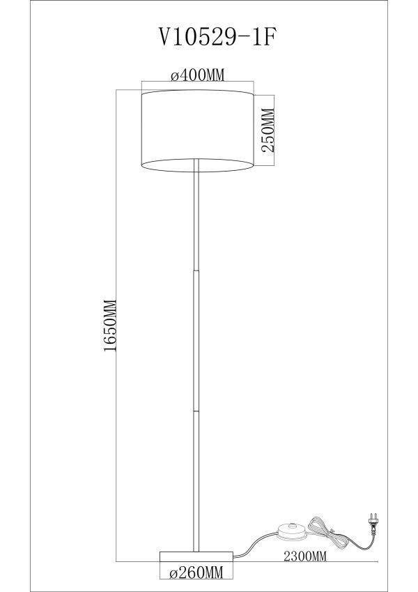 Торшер Moderli V10529-1F Visalia — изображение 3