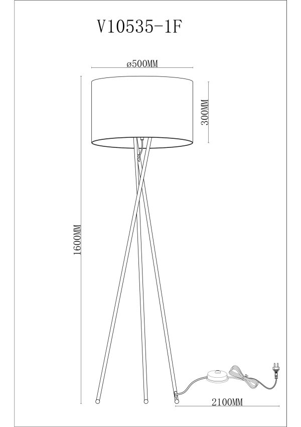 Торшер Moderli V10535-1F Palma — изображение 3