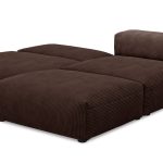 Угловой диван Фиджи большой и глубокий (Еврокнижка) Cilium Chocolate