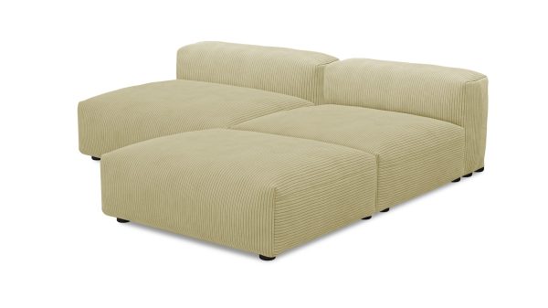 Угловой диван Фиджи большой и глубокий (Еврокнижка) Cilium Cream Еврокнижка (210х242х62см) — изображение 2