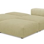 Угловой диван Фиджи большой и глубокий (Еврокнижка) Cilium Cream