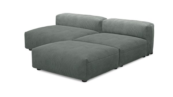 Угловой диван Фиджи большой и глубокий (Еврокнижка) Cilium Grafit Еврокнижка (210х242х62см) — изображение 2