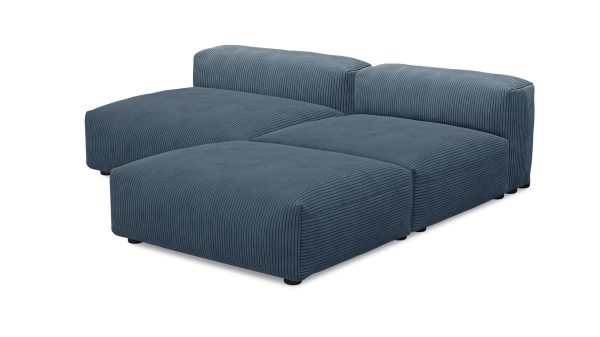 Угловой диван Фиджи большой и глубокий (Еврокнижка) Cilium Indigo Еврокнижка (210х242х62см) — изображение 2