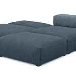 Угловой диван Фиджи большой и глубокий (Еврокнижка) Cilium Indigo