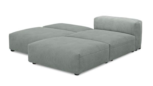 Угловой диван Фиджи большой и глубокий (Еврокнижка) Cilium Steel