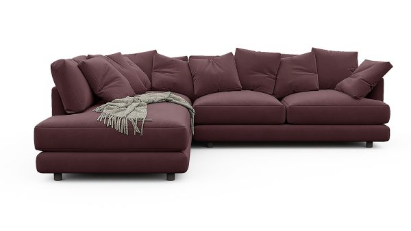 Угловой диван Ибица Velutto 15 Еврокнижка (300х209х90см) — изображение 2