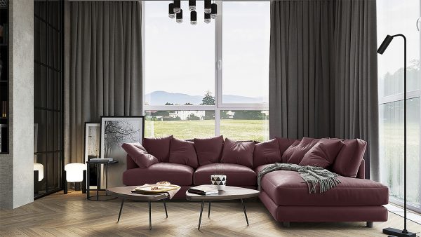 Угловой диван Ибица Velutto 15 Еврокнижка (300х209х90см) — изображение 3