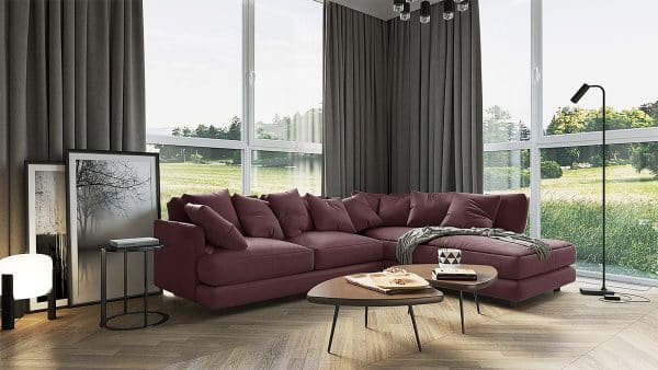 Угловой диван Ибица Velutto 15