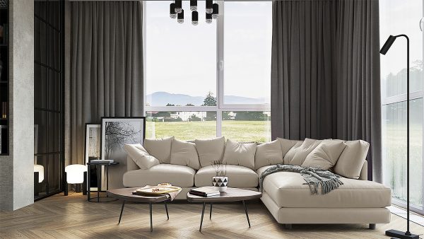 Угловой диван Ибица Velutto 16 Еврокнижка (300х209х90см) — изображение 3