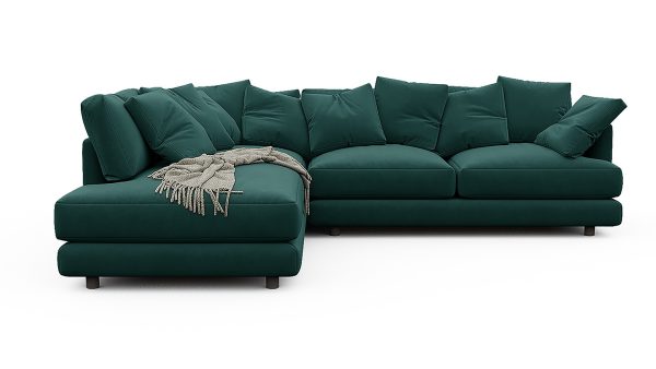 Угловой диван Ибица Velutto 20 Еврокнижка (300х209х90см) — изображение 2