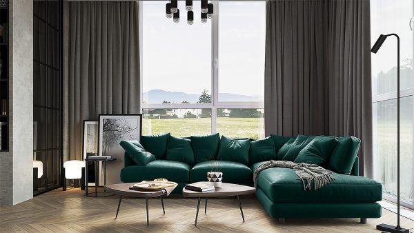 Угловой диван Ибица Velutto 20 Еврокнижка (300х209х90см) — изображение 3