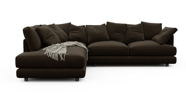 Угловой диван Ибица Velutto 23 Еврокнижка (300х209х90см) — изображение 2