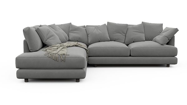 Угловой диван Ибица Velutto 52 Еврокнижка (300х209х90см) — изображение 2