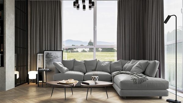 Угловой диван Ибица Velutto 52 Еврокнижка (300х209х90см) — изображение 3