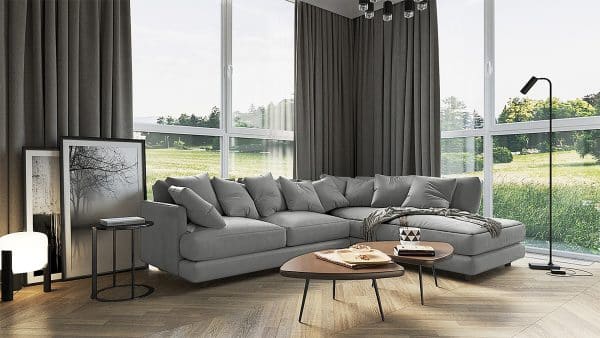 Угловой диван Ибица Velutto 52